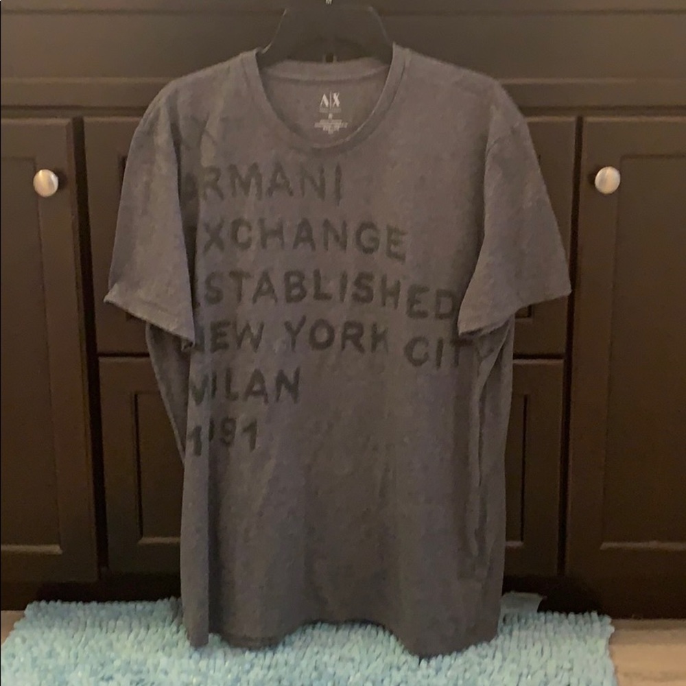 Armani Exchange T-shirt.Gray